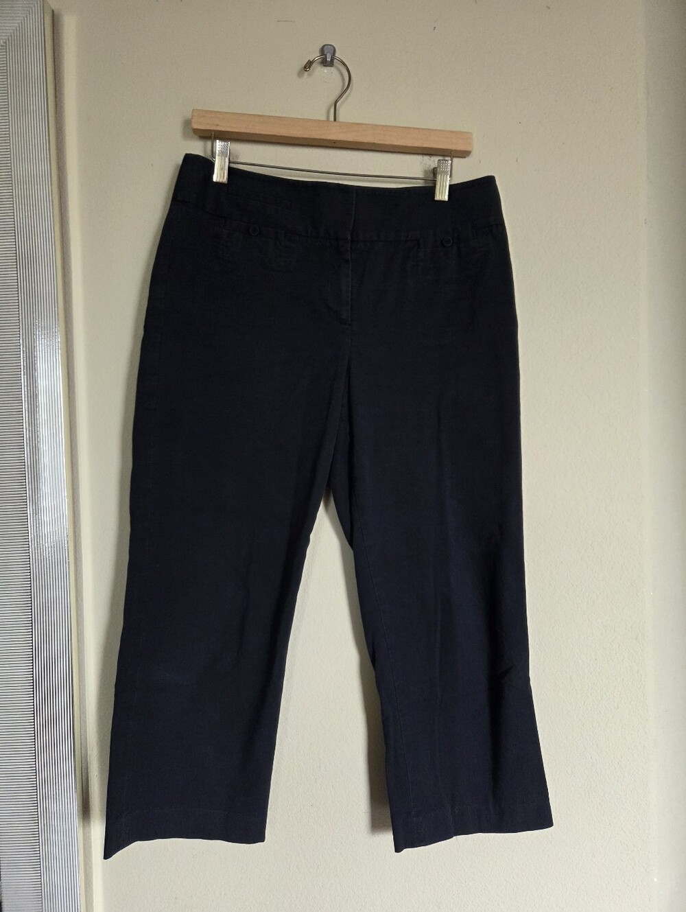 Ann Taylor Margo Capri Wide Leg Casual Trouser Pants